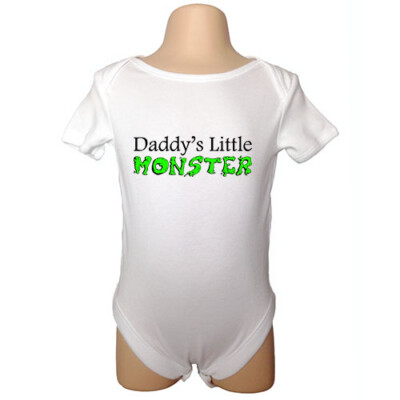 Papas kleines Monster Baby Weste, lustiges Baby 