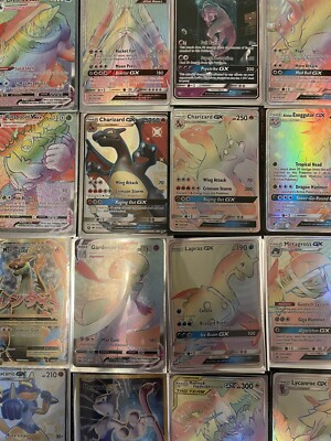 Pokemon Card Lot-10 OFFICIAL TCG Cards Ultra Rare Included-GX/EX
