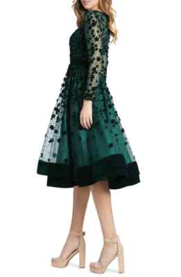 green emerald velvet dress Embroidered Sweetheart Tulle Dress by Juliet 909 White / Xs