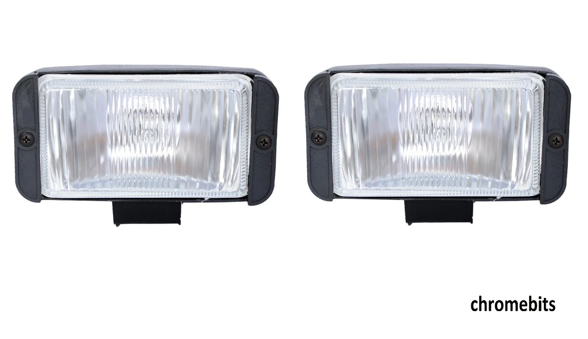Pair 2x Universal 12V Front Fog Quartz Halogen Lights Lamps Car