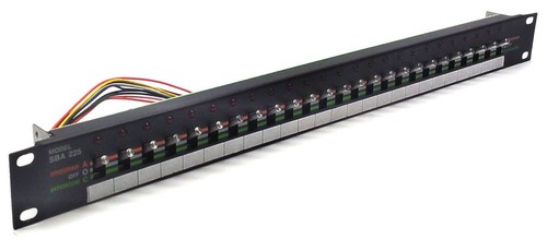 Bogen Multi-Graphic Multicom Intercom Selector Switchboard Panel 25-Room SBA225 - Imagen 5 de 6
