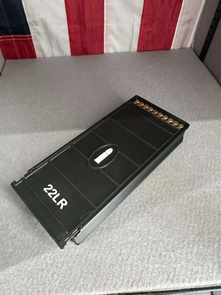 Caja de almacenamiento de munición para rifle largo 22/organizador seguro 250 rondas Foto 2 de 4