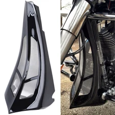Glossy Black Chin Spoiler Scoop For Harley Touring Street Road Glide FLHX FLTRX