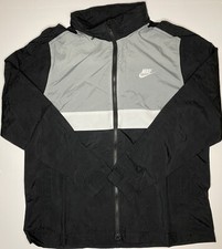 Nike Sportswear NSW Color Block Hooded Track Jacket CU4309-100 NWT Size Large