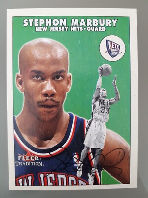2000-01 Fleer Tradition Stephon Marbury #40 New Jersey Nets NBA Basketball