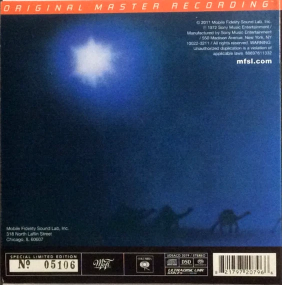 Santana - Caravanserai  MFSL SACD (Hybrid, Stereo, Remastered) Foto 2 de 2