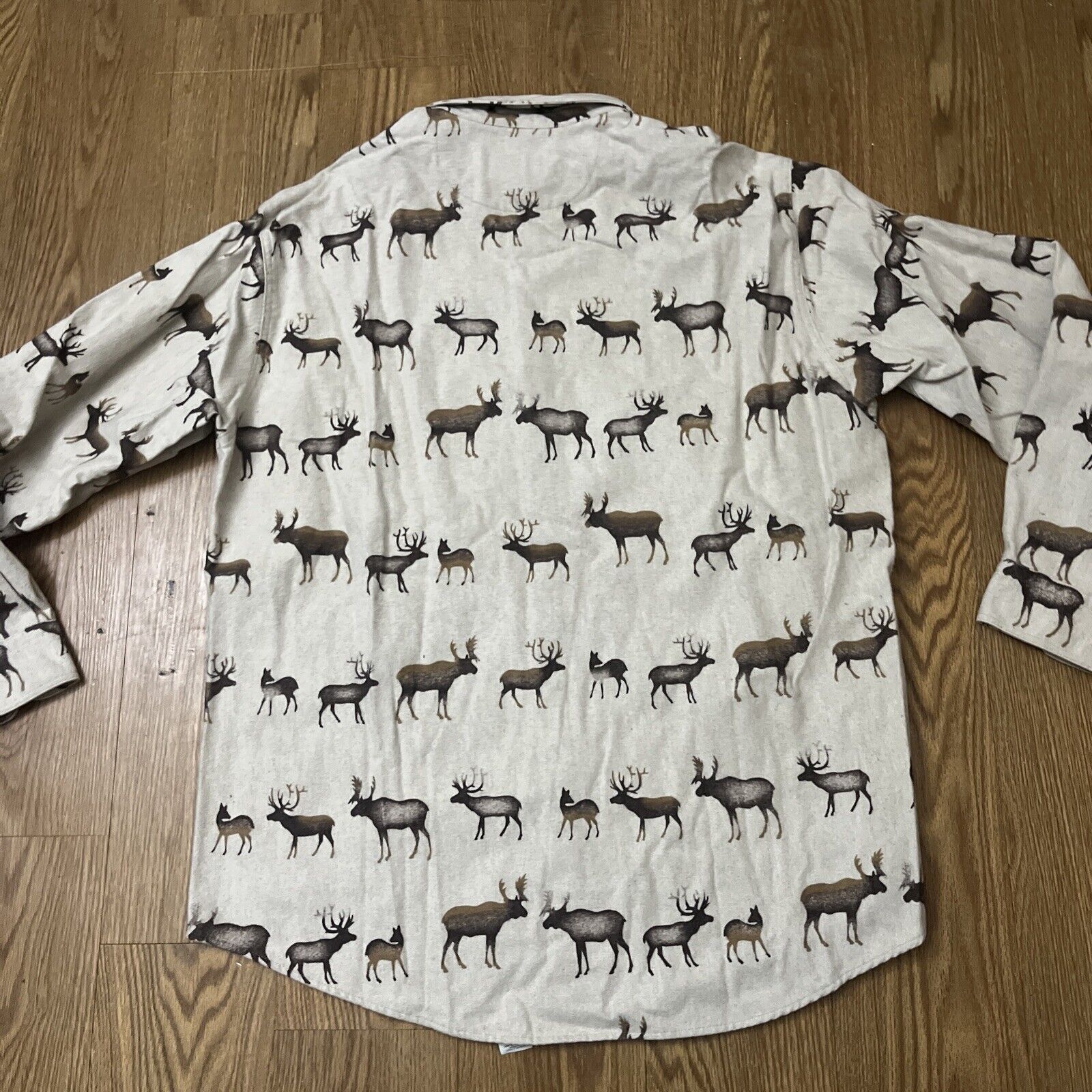 Woolrich XL Deer Moose Flannel Long Sleeve - image 9