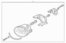 Nebelscheinwerfer Vorne Rechts für Subaru Forester 2003-2005