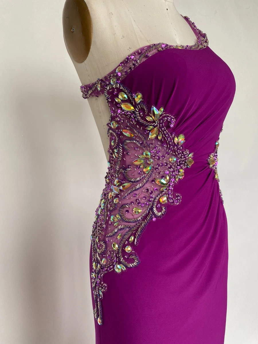 Mauve hot sale beaded dress