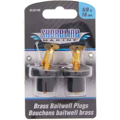 2-PACK - 5/8'' snap lock - Livewell / Baitwell / Bailer - DRAIN PLUG
