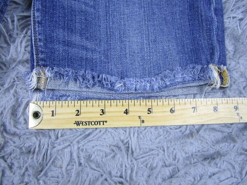 Hollister Shorts Damen 5 Stretch DIY Denim Jeans abgeschnittene Bündchen Jorts Sommer - Bild 3 von 8
