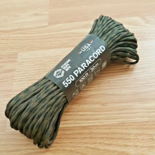Atwood Rope MFG Parachute Cord Woodland Nylon Construction Rated For 550 LBS