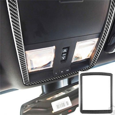 Carbon Fiber Reading Lamp Panel Frame Interior Trim For Dodge Challenger 2015+
