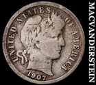 1907 Barber Dime-Scarce Better Date No Reserve #i1173