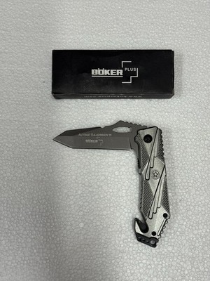 Boker Plus  01KAL11 Kalashnikov KAL 11 Folding Knife Tanto Combo Edge