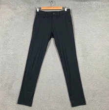 Rhone Commuter Pants Men's 28 x 30 Black Slim Flex-Knit Golf Travel Tech