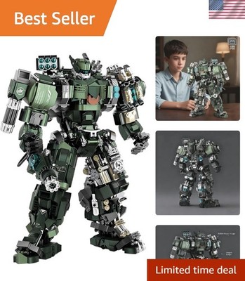 Precision Articulated Robot Model Building Kit - Creative STEM Toy for Ages 8-14