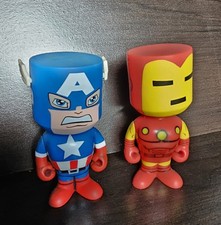 Funko Nodniks Marvel Avengers Iron Man & Captain America - Loose
