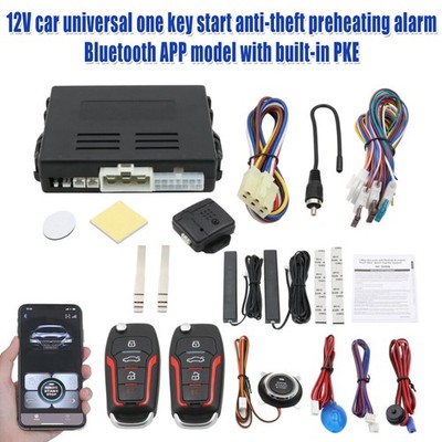 Auto Keyless Entry Motor Start Stop Alarm System Drucktaste Remote Auto DE
