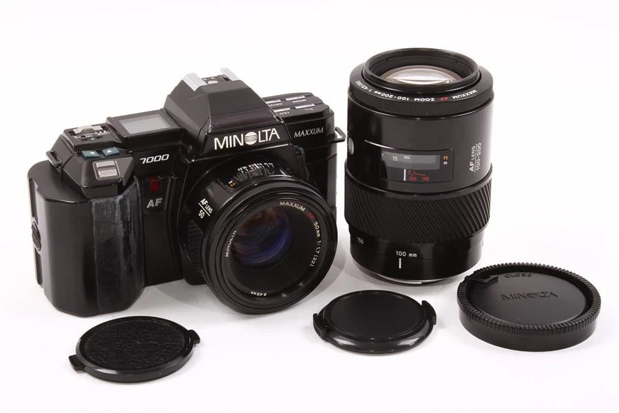 MINOLTA⭐︎SIGMA AUTO FOCUS 7000 Minolta Maxxum 7000 35mm Film Camera w/ Sigma auto focus 35-135mm