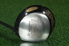 PING ISI DRIVER TITANIUM ALDILA 350 SERIES GRAPHITE STIFF FLEX 10° RH ~ LOOK!!