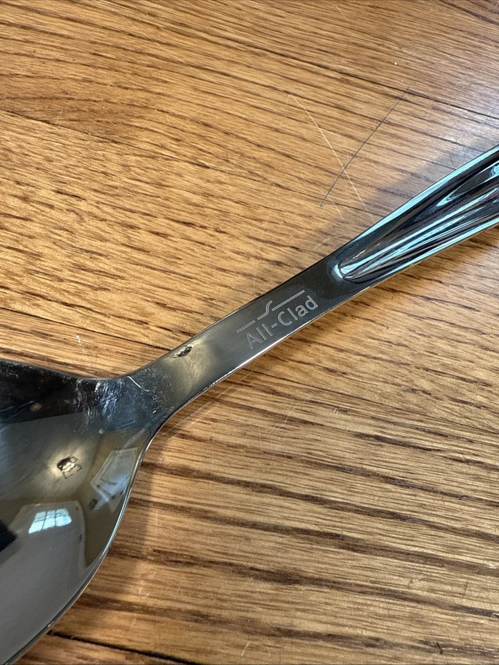 NUEVA cuchara de acero inoxidable T233 totalmente revestida 9,5 pulgadas - apta para lavavajillas Foto 2 de 4