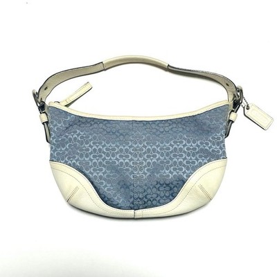 COACH Soho Signature Leder Hobo Schultertasche Y2K Vintage klein gebraucht au...