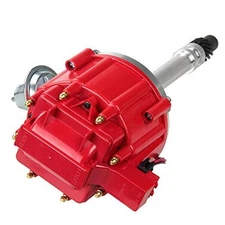  Performance Hei Ignition Distributor Compatible with Chevy GM SBC BBC RED