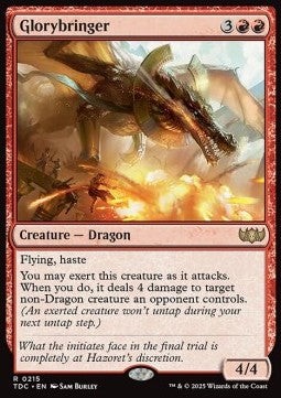 Magic/MTG Glorybringer TDC-215 Rare Englisch Neu