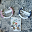 Nintendo Mario Kart Wii Game With 2 Wheel Bundle CIB Tested Cleaned (Read Desc)