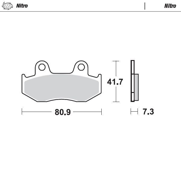 Moto-Master BremsbeläGe Vorne Links Sinter FüR Honda XR 600 R 1985-1987-image