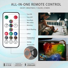 LED Wall Mounted Lights, Rechargeable Wall Sconces Lamp, 3 Color Temperatures...