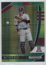 2020 Panini Prizm Draft Picks Green & Yellow Hyper Matthew Dyer #PDP120 0q3