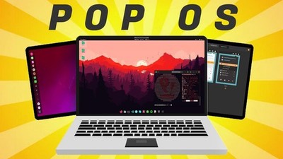 Pop!_OS 24.04 Bootable USB Live Install Gaming Linux Fast NVIDIA AMD (64 bit)