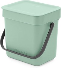 Image of Brabantia Sort & Go Food Waste Bin 3L (Jade Green), 3 Litre, Jade Green