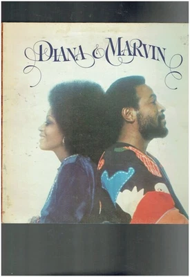 DIANA ROSS & MARVIN GAYE DIANA & MARVIN 1973 MOTOWN VINYL ALBUM - Image 1 of 2