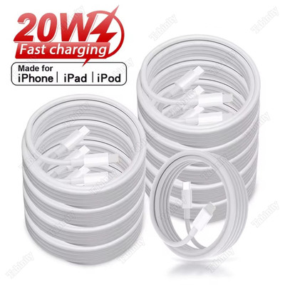 Wholesale Lot Fast Charger 20W USB C Type-C PD Cable For iPhone 14 13 12 11 XR X