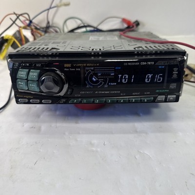 RARE Alpine CDA-7873 FM/AM/XM CD Changer Old School Stereo Motorized | TESTED