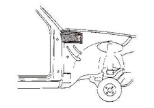 Porte avant et accessoires Opel KADETT