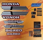 1987 Honda ATC250ES 250ES ATC Big Red Tank Decals Complete Kit 87 Sticker 250