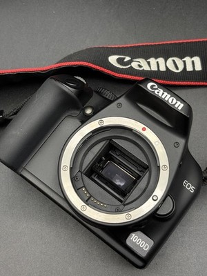 Canon EOS 1000D EOS Rebel XS DSLR / Nur Gehäuse funktioniert