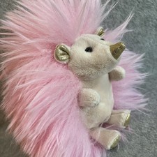 Plush FAO Schwarz Sparkles Dusty Rose Hedgehog 2022 6" Huggable Stuffed Animal