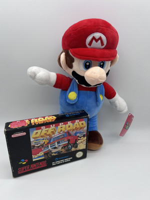  SUPER NINTENDO SNES Super Off Road PAL OVP CIB 