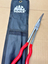 Mac Tools Long-reach 45 Bent Nose Pliers - 11 P114bn90 With Case Mac Tools Long-reach 45 Bent Nose Pliers - 11 P114bn90 With Case