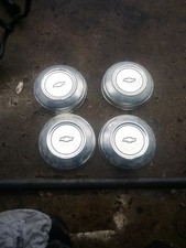 Original Set Of 4 Chevy Dog Dish Nova Hubcaps