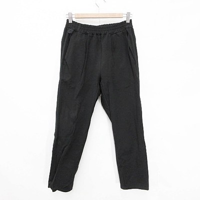 CURLY Pants Long Straight Elastic Waist Black 2 Men's