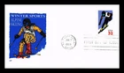 DR JIM STAMPS US COVER ALPINE SKIING WINTER SPORTS FDC HOUSE OF FARNAM CACHET