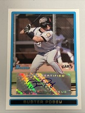 2009 Bowman BUSTER POSEY Bowman Prospects Autograph - Giants - Retail Only