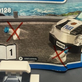 Used Lego City 60128 Police Pursuit incomplete Read Desc.