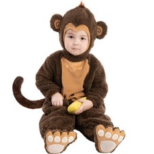 Spooktacular Creations Halloween Baby Monkey Costume with Toy Banana, Toddler...